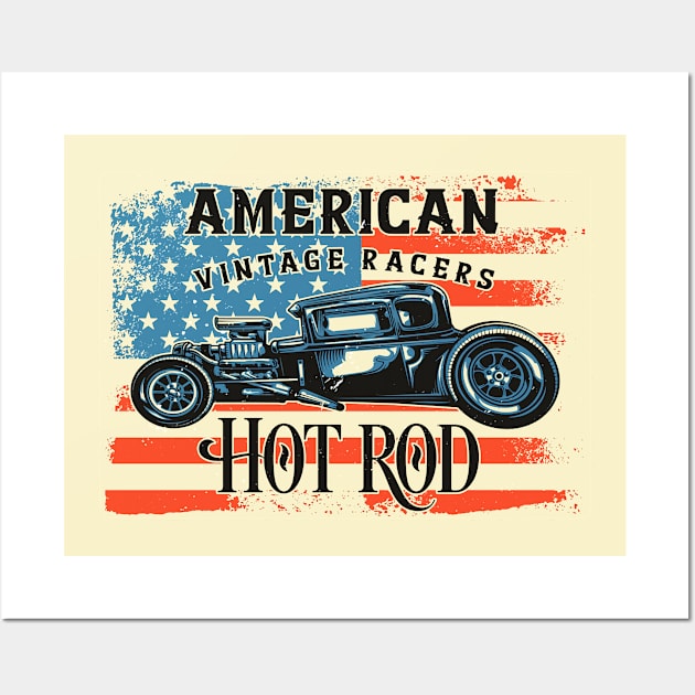 Hot Rod Wall Art by GoEast